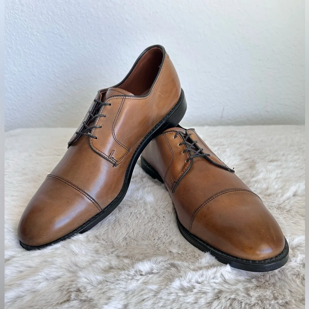 NEW Allen Edmonds Lexington Oxford Dress Shoes Men’s 10.5 D Leather Lace Up‎